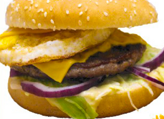 Egg burger