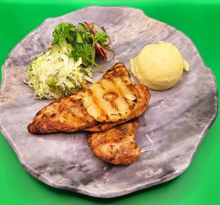 Куряча грудинка гриль з картопляним пюре (400г)