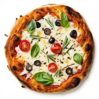 Bresaola e rughetta - pizza bianca