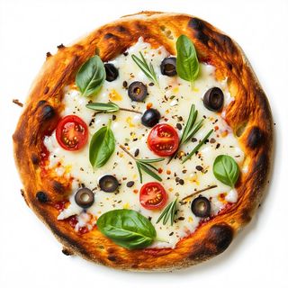 Bresaola e rughetta - pizza bianca