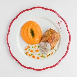 Piept de pui cu mozzarella și spanac (300 g)