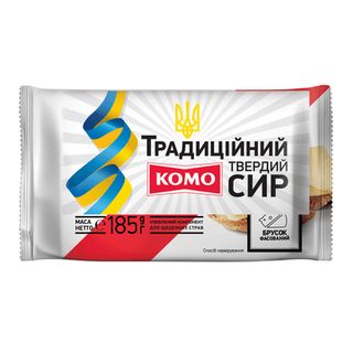 Сир Комо Традиційний 50%, брусок (185г)