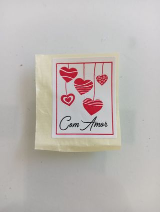 Autocolante  com Amor 1