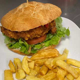 Hamburguesa De Pollo Crujiente
