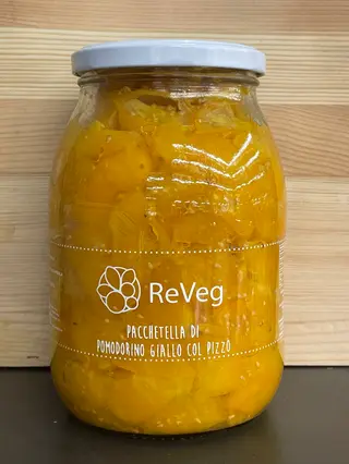 Pacchetella di pomodoro giallo col pizzo 925gr 