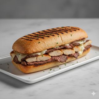 Panini De Pollo Y Ternera