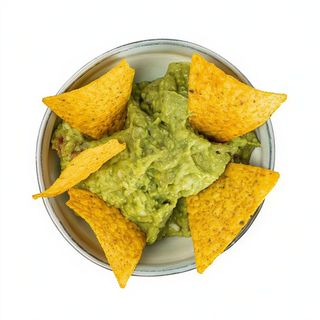 Nachos Con Guacamole