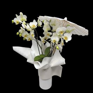 STORCZYK MINIATURA W CERAMICE Z PARASOLKĄ + DEKORACJA