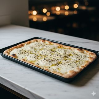 Cacio e pepe in teglia