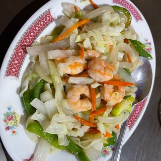 Verduras Con Gambas