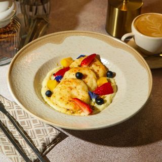 Сирники із заварним кремом 