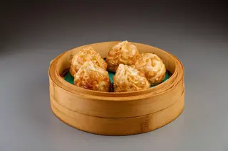 Асқабақ және ет қосылған қуырылған мәнті/ Манты мясо/тыква жареные 5шт(А)