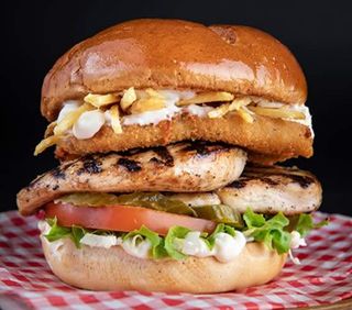 Cowboy Burger + Frites + Boisson