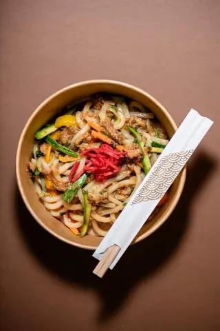 Noodles udon  Vegan