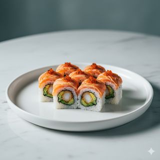 Ebi spicy roll 8  pezzi
