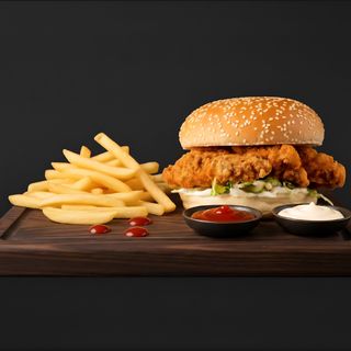 Chicken Strip Burger