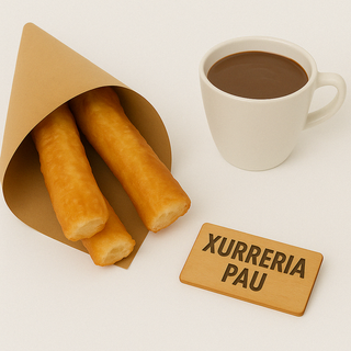 Ración de porras con chocolate (3 uds.)