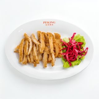 Pržena piletina sa sezamom