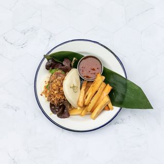 Bun bao burger heura satay