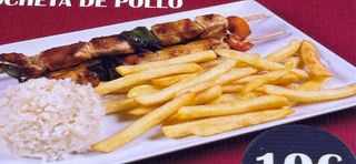 Especial Brocheta De Pollo