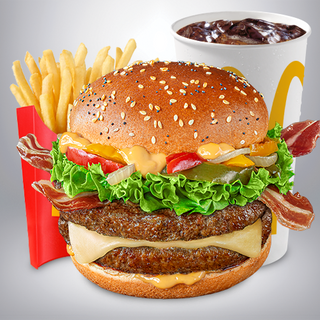 HrBurger Double Beef McMenu