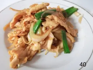 40. Pollo con Zenzero