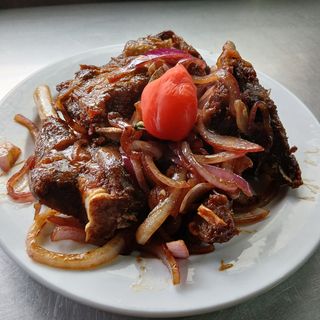 Mama Ashanti Half Fried Goat