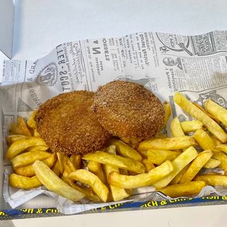 Homemade Fishcakes Supper 