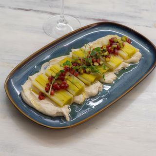 Puerros confitados