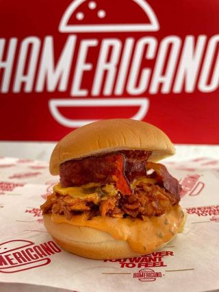 Chicken crispy burger - menu