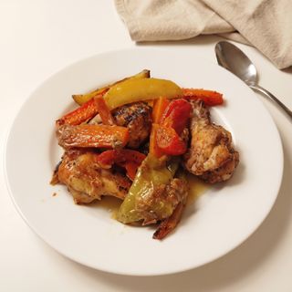 Fırında tavuk (pui la cuptor)
