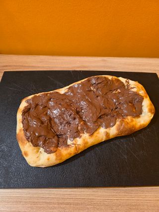 Base semplice con Nutella vegana
