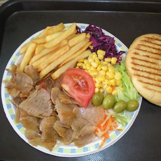 plato normal de carne