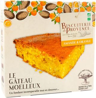 Biscuiterie de Provence Torta Mandorle e Arancia Senza Glutine  240g