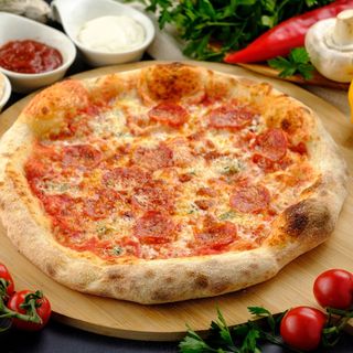 PIZZA DIAVOLA CON GORGONZOLA by Siesta,32 cm + 1 SOS LA ALEGERE