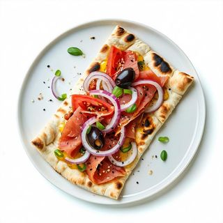 Pita del mediterraneo