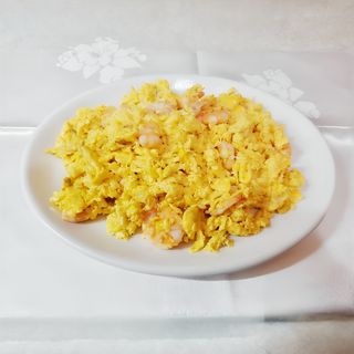 34. Huevos Revueltos Con Gambas