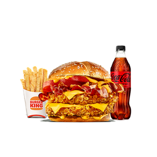 Menu Duo Bacon Cheddar - Double Crispy