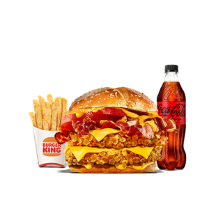 Menu Duo Bacon Cheddar - Double Crispy
