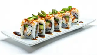 Beef truffle sushi