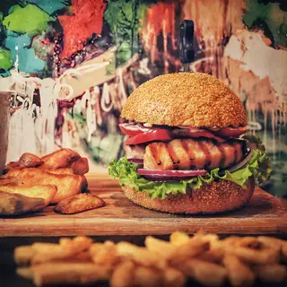 Carribean burger