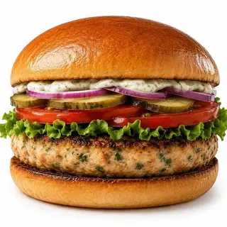 Burger cu somon