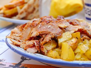 Piatto gyros di pollo