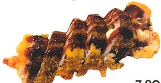 108.Tempura Langostino, Aguacate Y Queso (6 Uds.)