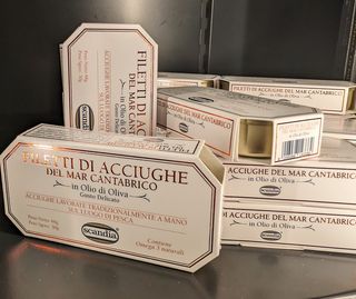 Filetti di acciughe del mar cantabrico 48 gr.