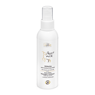 Toner facial hidratant cu efect de albire Vellie Goat Milk, 120ml
