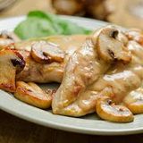 Plat Escalopes Aux Champignons