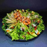 Салат  з тигровою креветкою, авокадо та грушею (240г)