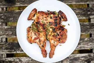 Poulet Boucané Antillais + Accompagnement