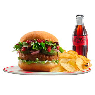 Menu Bomba Hamburger Classica e Chips